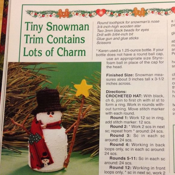 Country Woman Christmas crafts and recipes 2002 - Picture 5 of 10